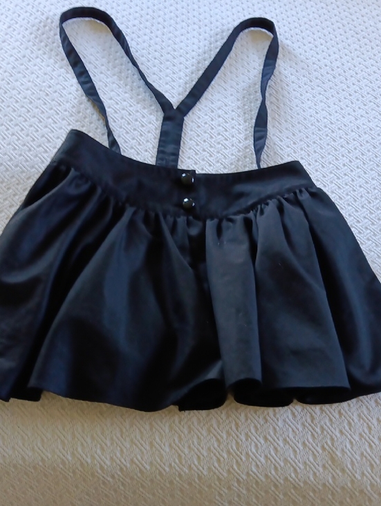 Honey Punch Dresses & Skirts - Honey Bunch Black Mini Skirt with Suspenders